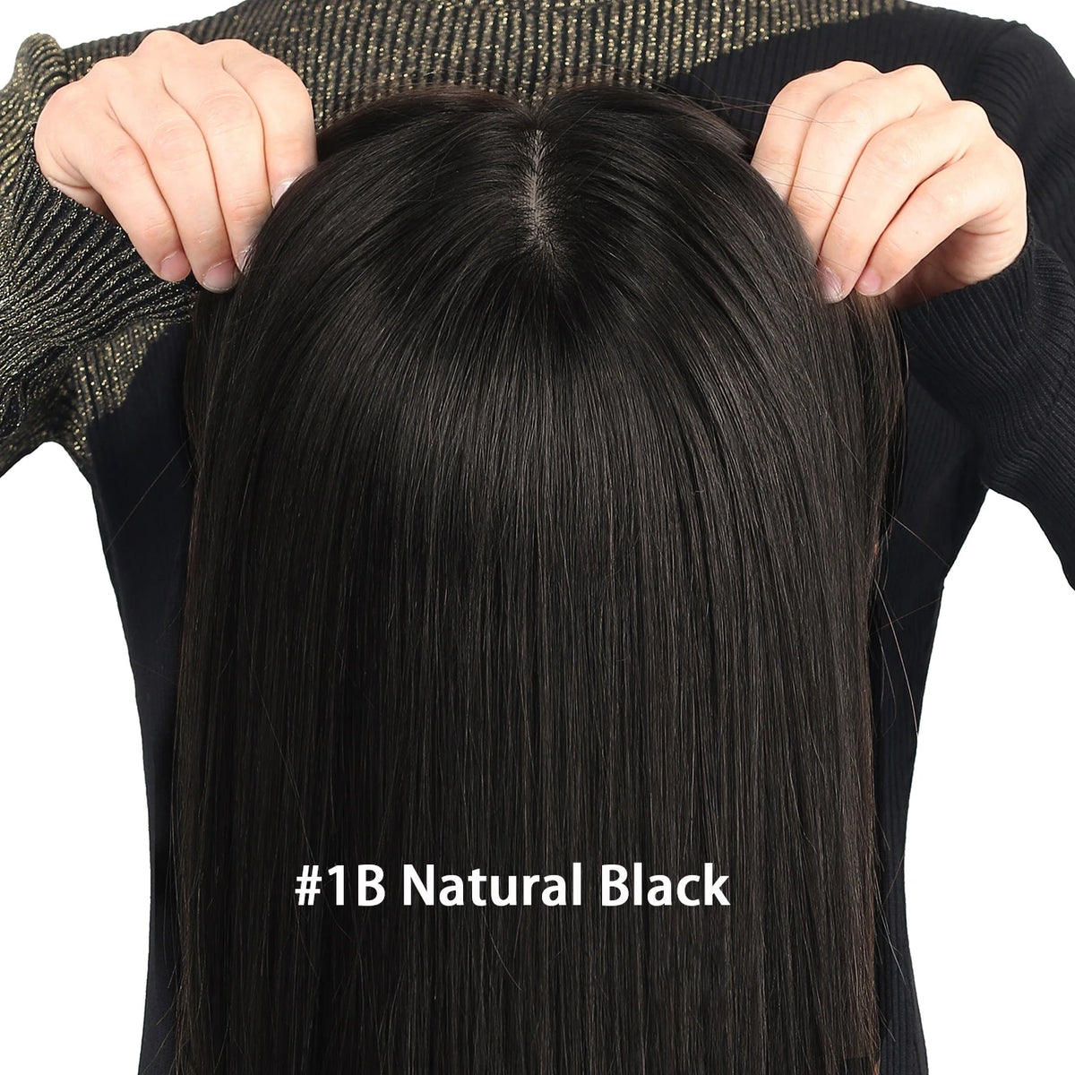 100% Human Hair Natural Hairline Wig