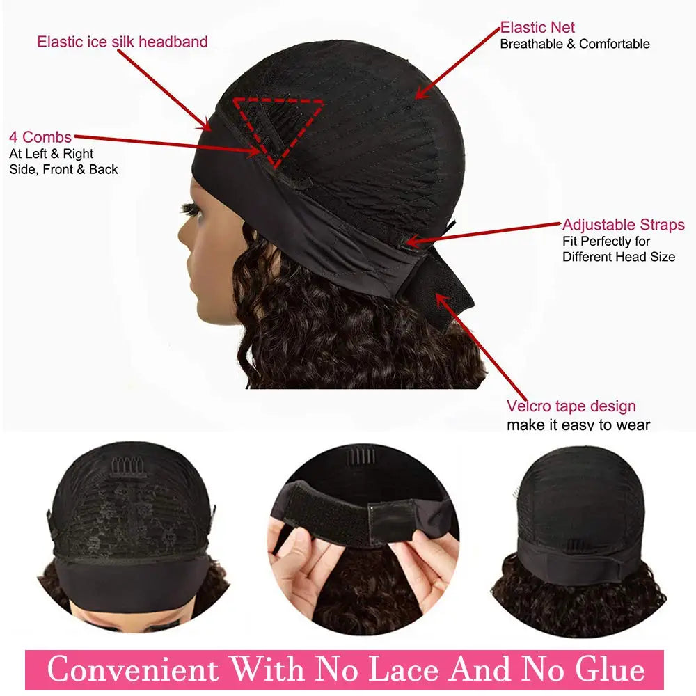 Kinky Curly Glueless Wigs