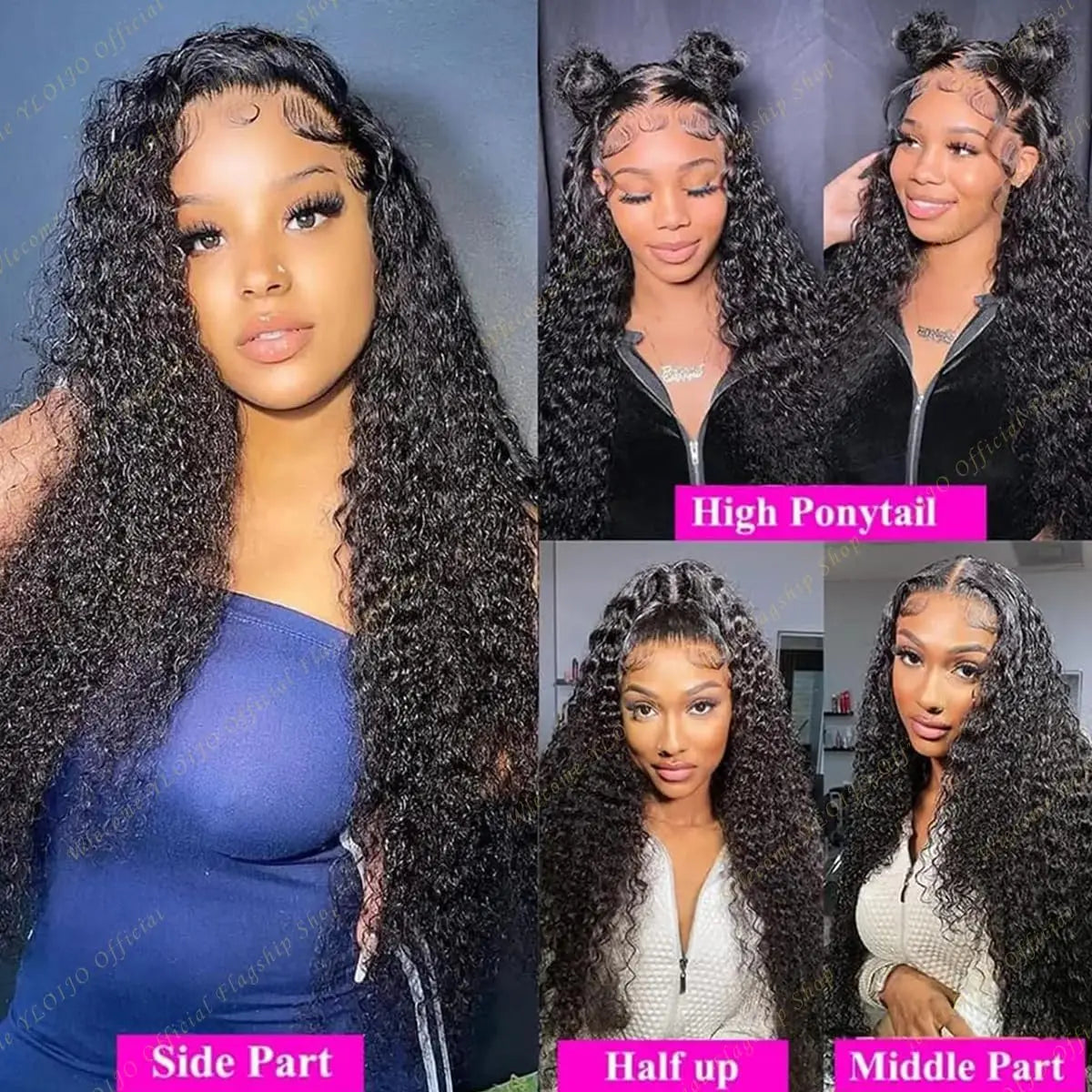 Kinky Curly Glueless Wigs
