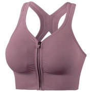 Zipper Push Up Yoga Sport Tops