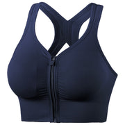 Zipper Push Up Yoga Sport Tops