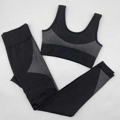 2pc Sports Bra and Leggings Set