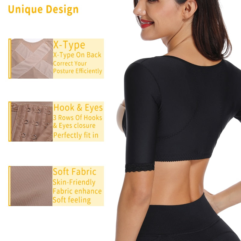 Seamless Chest Lifting Arm Shaper Corset