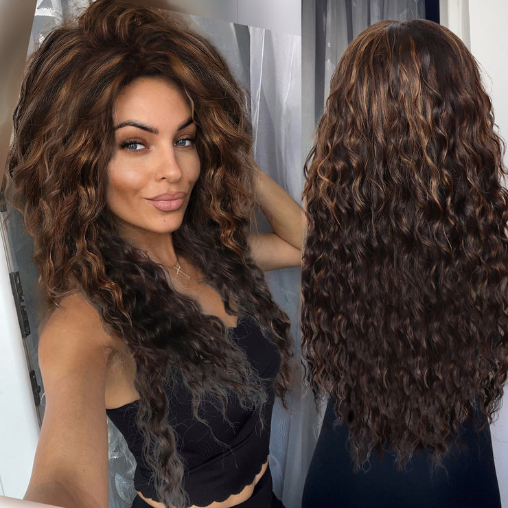 Fluffy Synthetic Long Curly Wigs