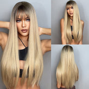 Cosplay Long Straight Heat Resistant Synthetic Wigs