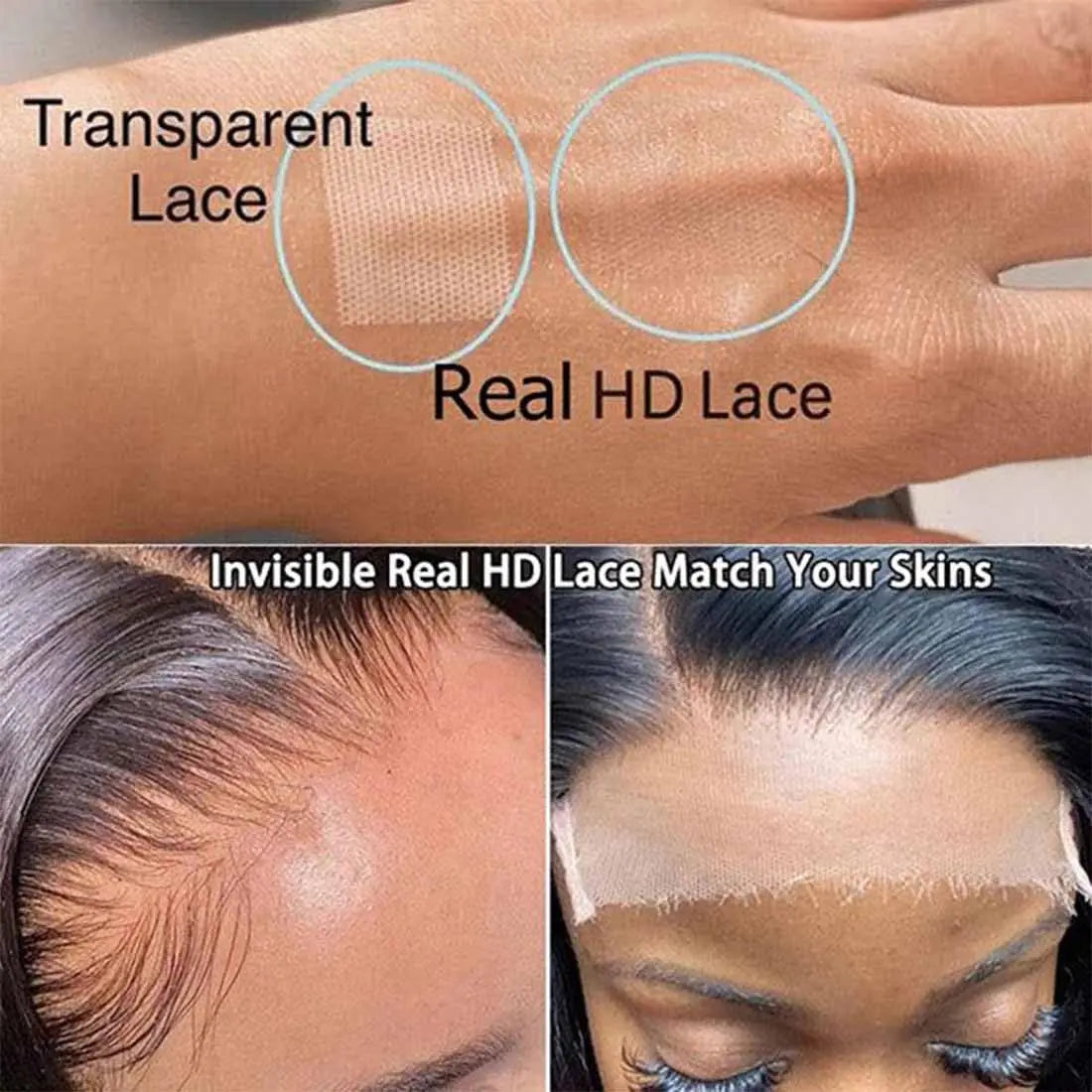 Highlighted Hd Lace Front Human Hair Wigs Glueless