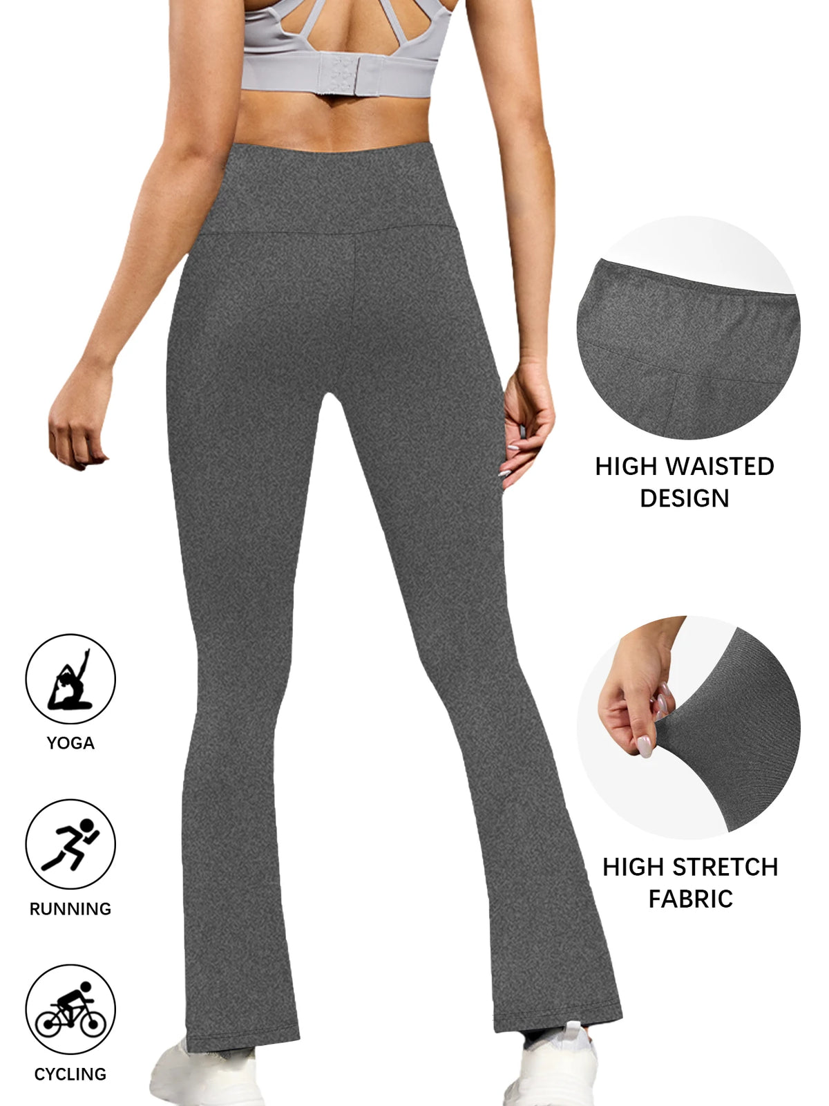 Plus Size Super Soft High Waisted Flare Pants