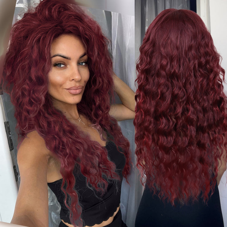 Fluffy Synthetic Long Curly Wigs