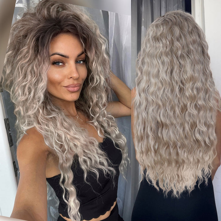 Fluffy Synthetic Long Curly Wigs