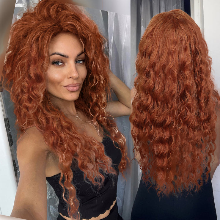 Fluffy Synthetic Long Curly Wigs