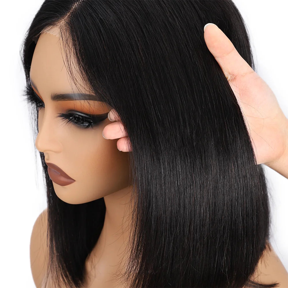 Glueless Straight Bob Lace Front Wigs
