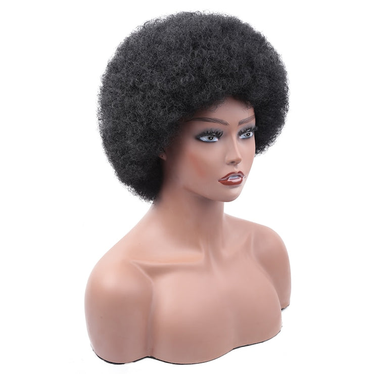 Synthetic Short Fluffy Afro Wigs