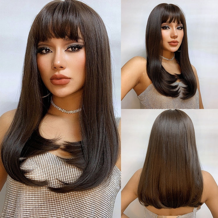 Cosplay Long Straight Heat Resistant Synthetic Wigs