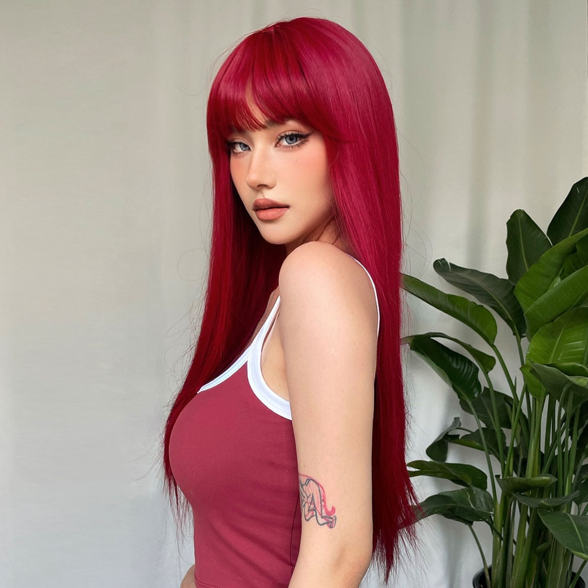 Cosplay Long Straight Heat Resistant Synthetic Wigs