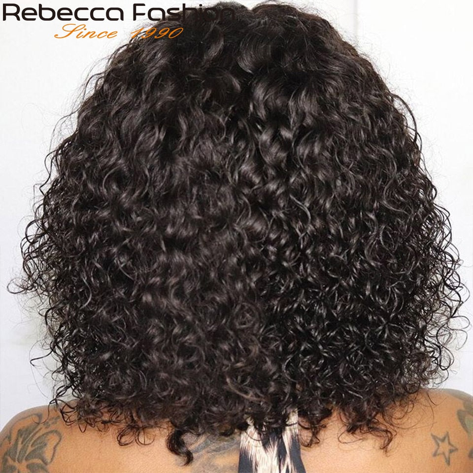 Jerry Curl Short Pixie Cut Human Hair Wigs