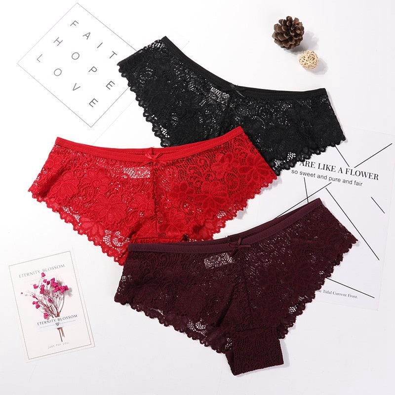 3pc Lace Panties