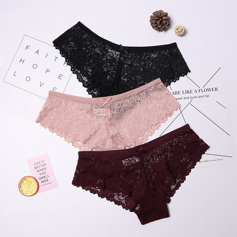 3pc Lace Panties