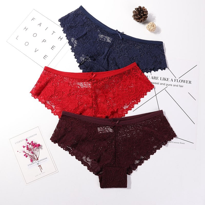 3pc Lace Panties