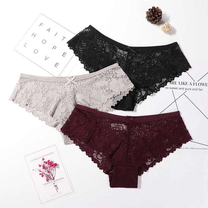 3pc Lace Panties