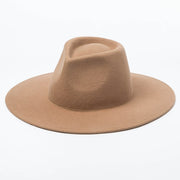 Classical Wide Brim Porkpie Fedora