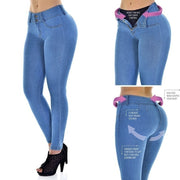 Stretch Denim Pencil Jeans