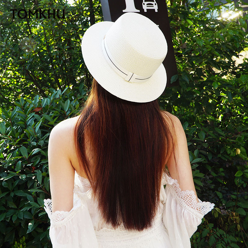 Straw Wide Brim Beach Hat