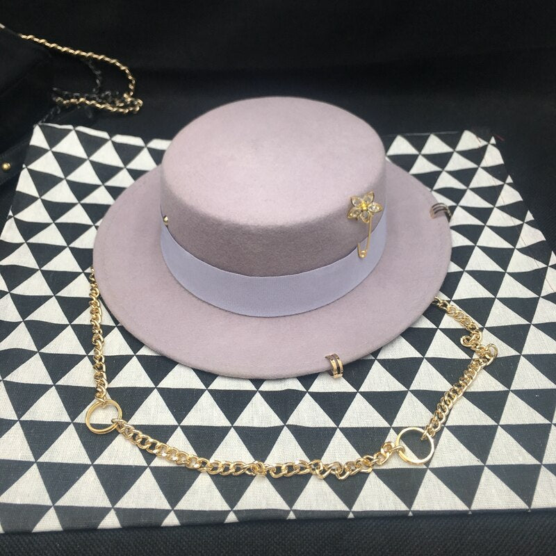 Chain And Pin Top Hat