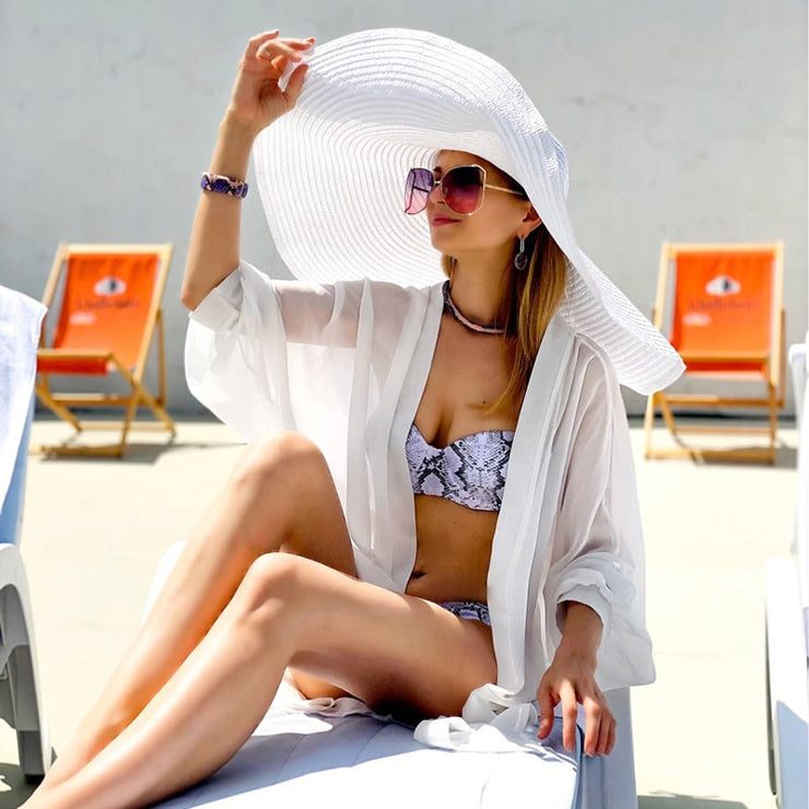 Foldable 70cm large Brim Sun Hats