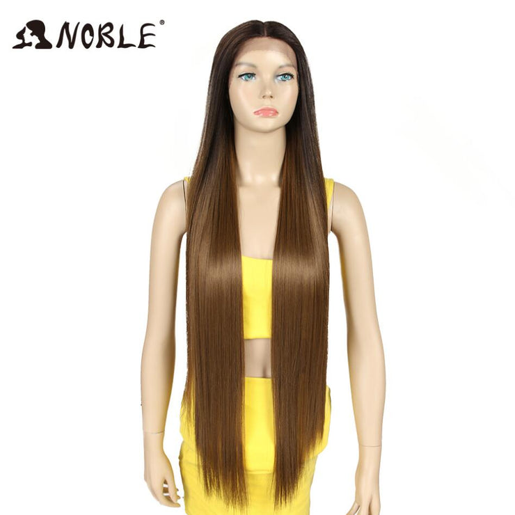 Noble Synthetic Straight Lace Front Wig