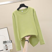 Basic Cotton Long Sleeve Sweater