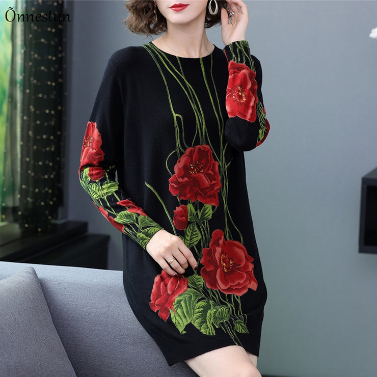 Long Sleeve Pullover Dresses