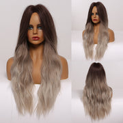 EASIHAIR Long Wavy Blonde Heat Resistant Synthetic Wigs