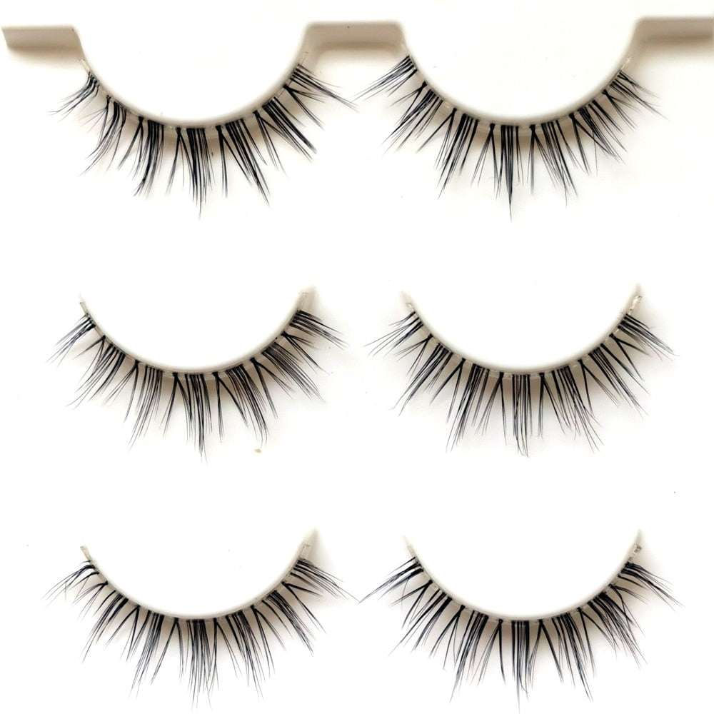 3D Mink Lashes Natural Short Full Strip