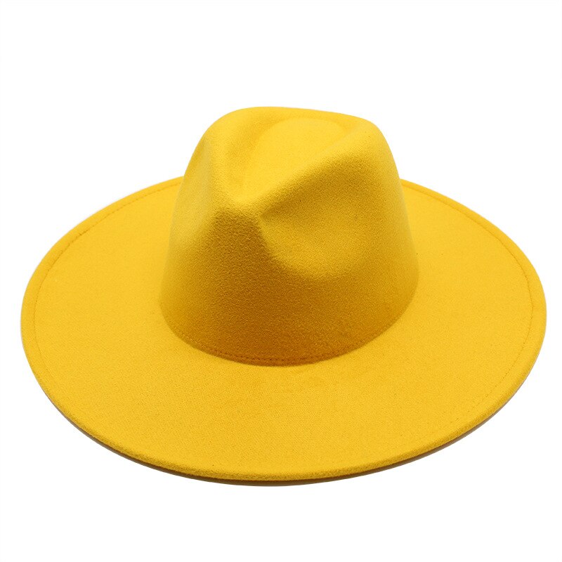 Wool Crushable Classical Wide Brim Fedora