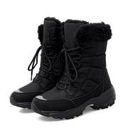 Lace-Up Snow Boots