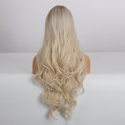 EASIHAIR Long Wavy Blonde Heat Resistant Synthetic Wigs