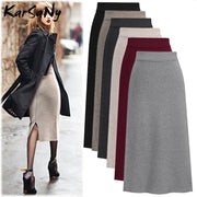 High Waist Split Pencil Skirts