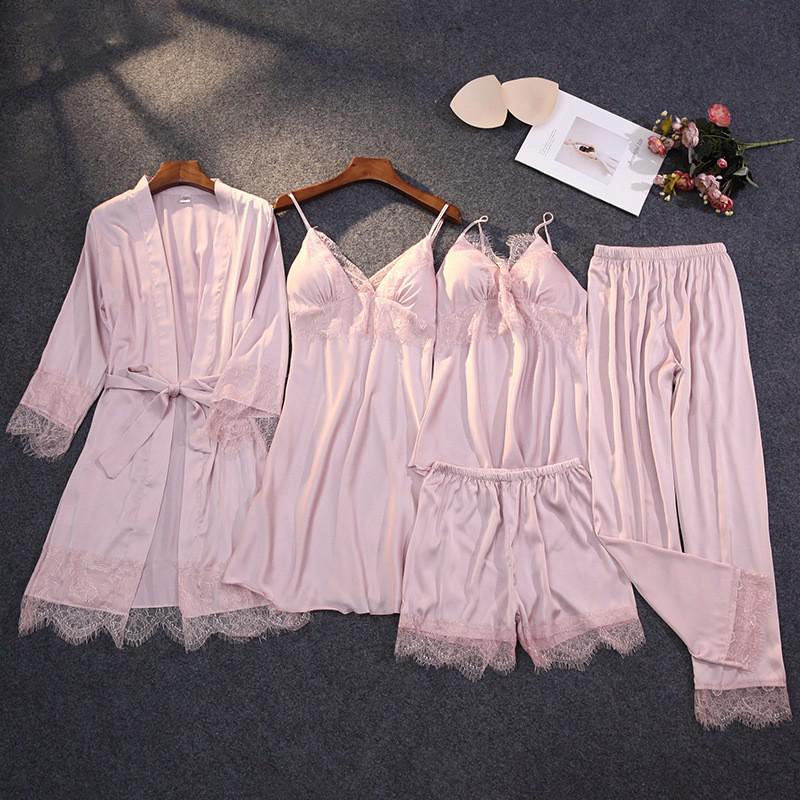 Lace Kimono Bathrobe Sets