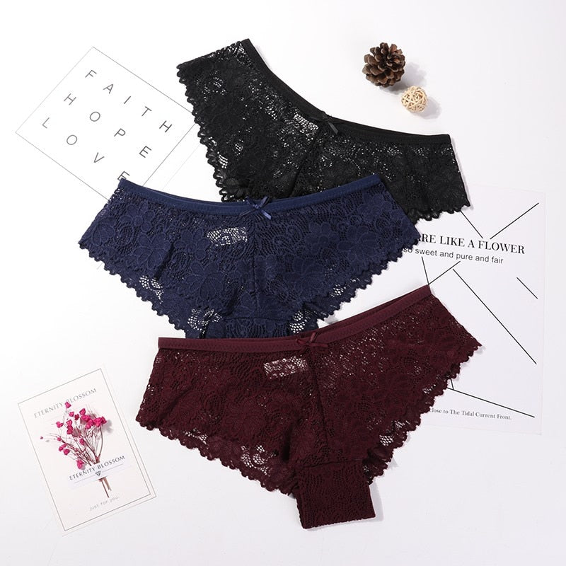 3pc Lace Panties