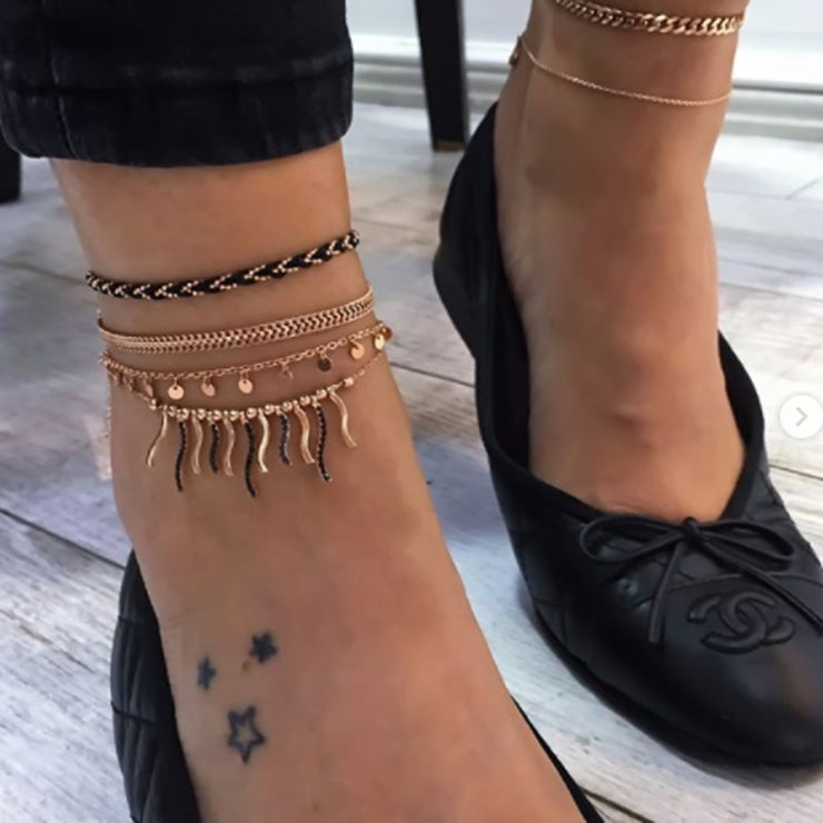 Boho Charm Ankle Bracelet