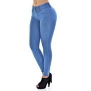 Stretch Denim Pencil Jeans