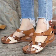 Wedge Buckle Flats