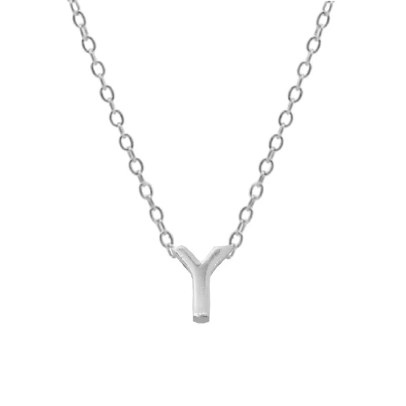 CANNER 100% Sterling Silver 26 Letter Necklaces