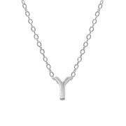 CANNER 100% Sterling Silver 26 Letter Necklaces