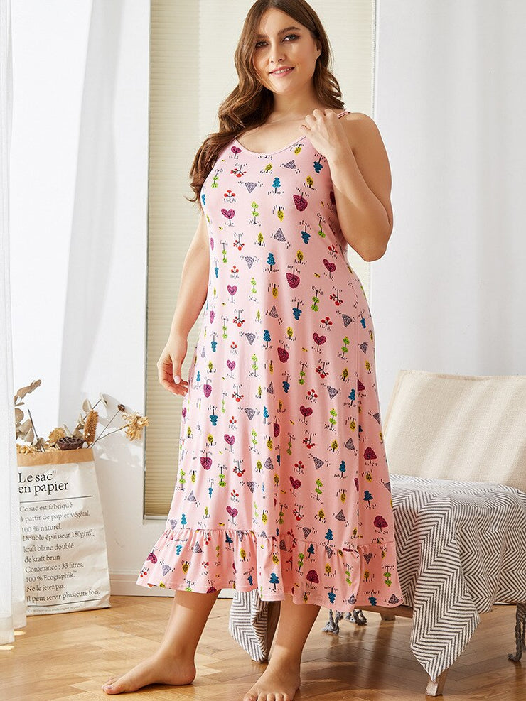 Soft Chubby Long Nightgown