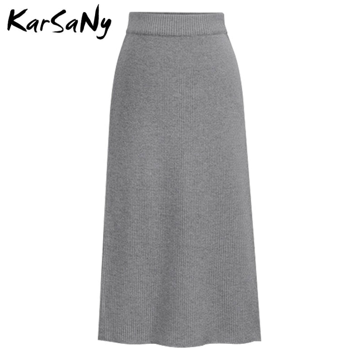 High Waist Split Pencil Skirts