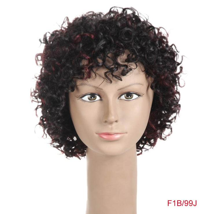 Rebecca Short Loose Curly Human Hair Wigs