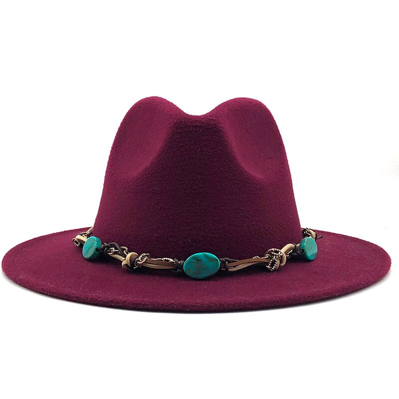 Wide Brim Jazz Fedora Hats