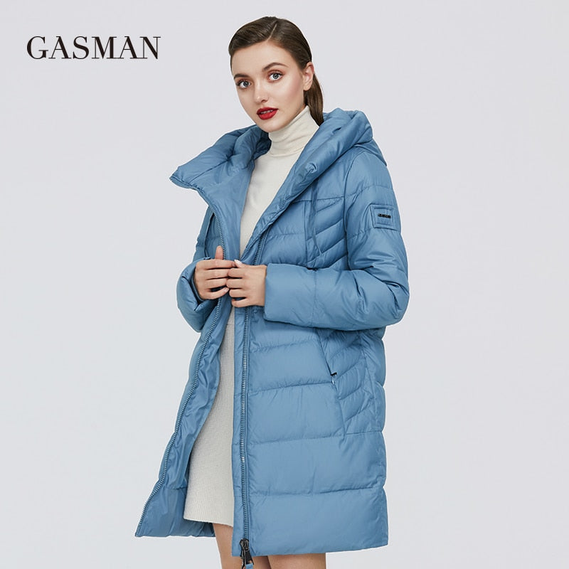 Long Puffer Thick Hooded Coat