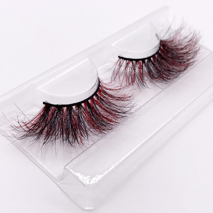 25mm 3D colorful mink lashes